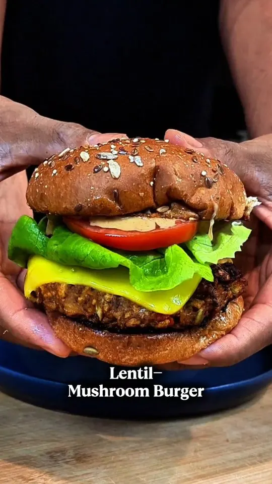 Picture for Mushroom & Lentil Burgers Version 1