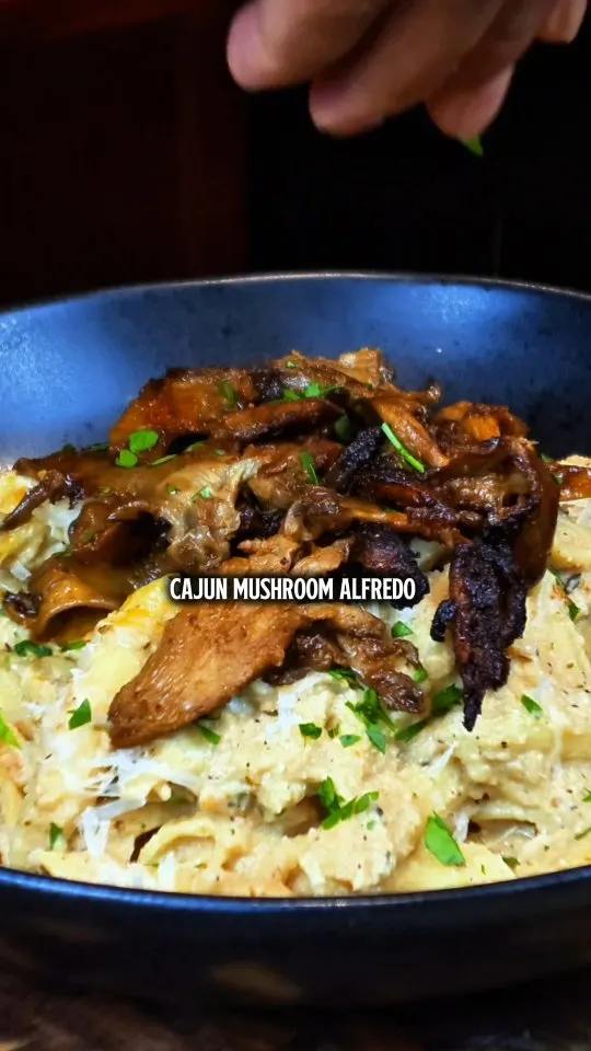 Picture for Vegan Cajun Mushroom Alfredo