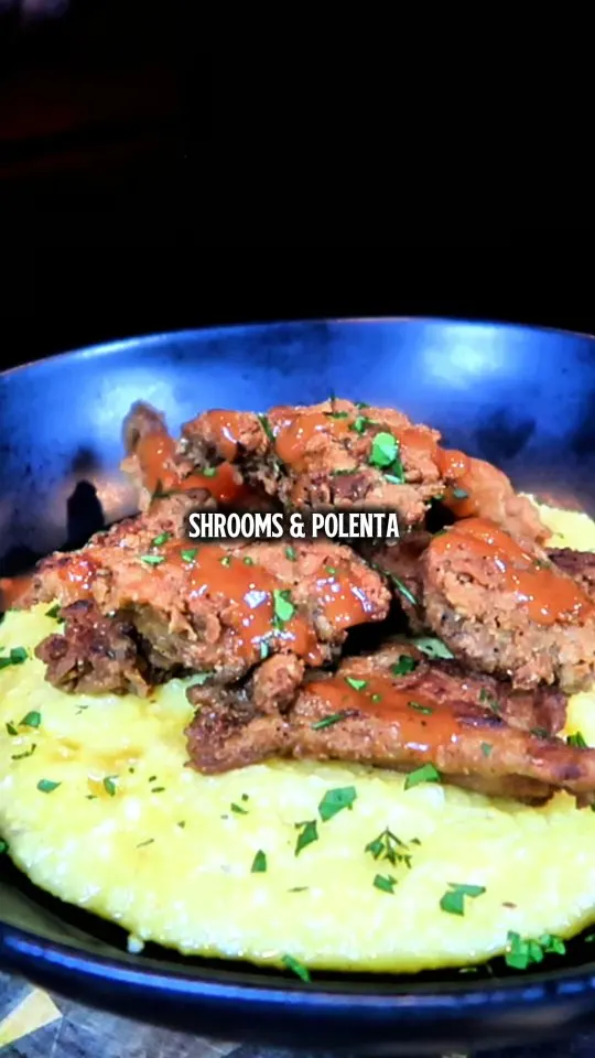 Picture for Fried Shrooms & Polenta