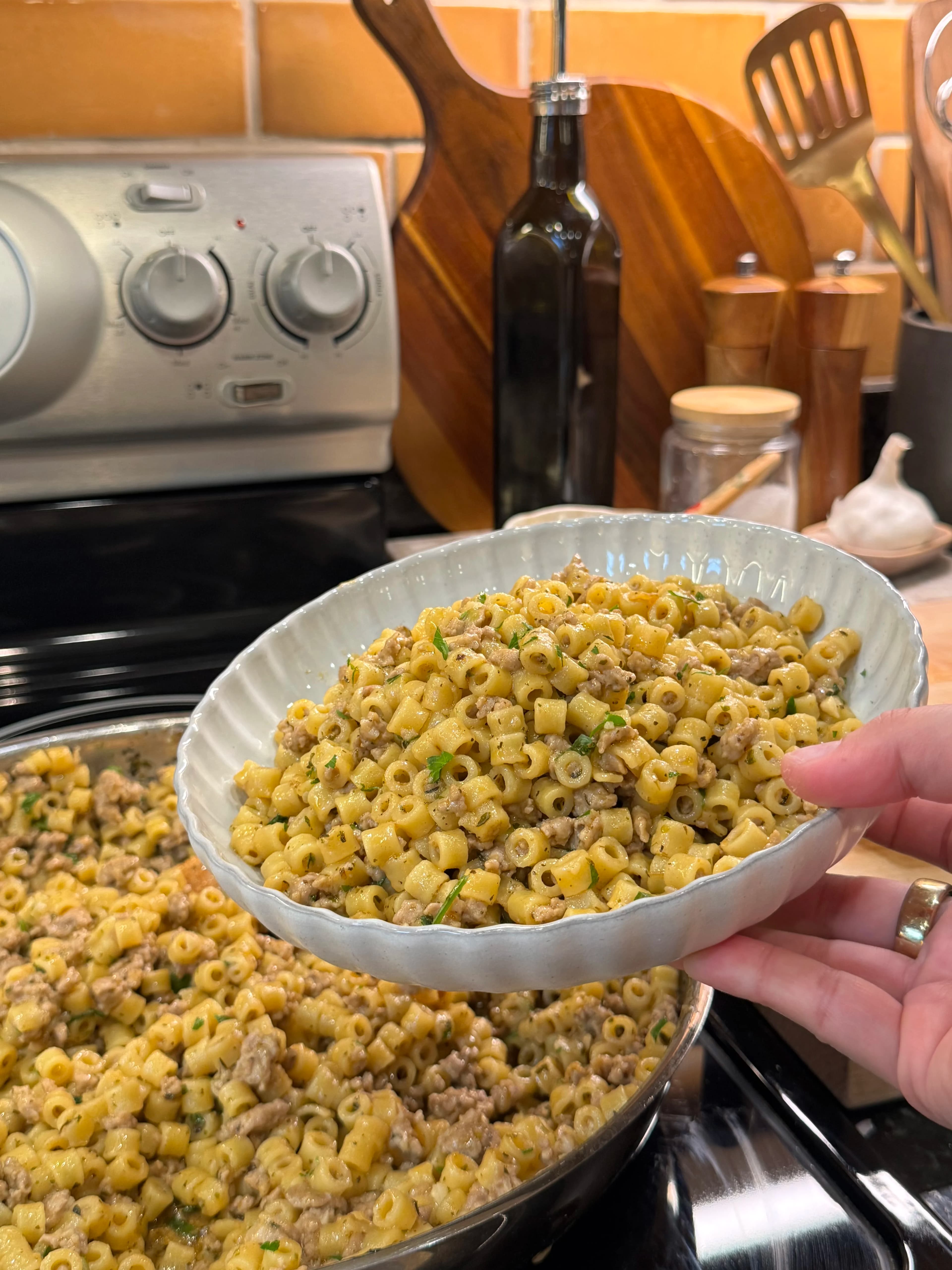 Picture for One-Pan Creamy Sausage Pasta