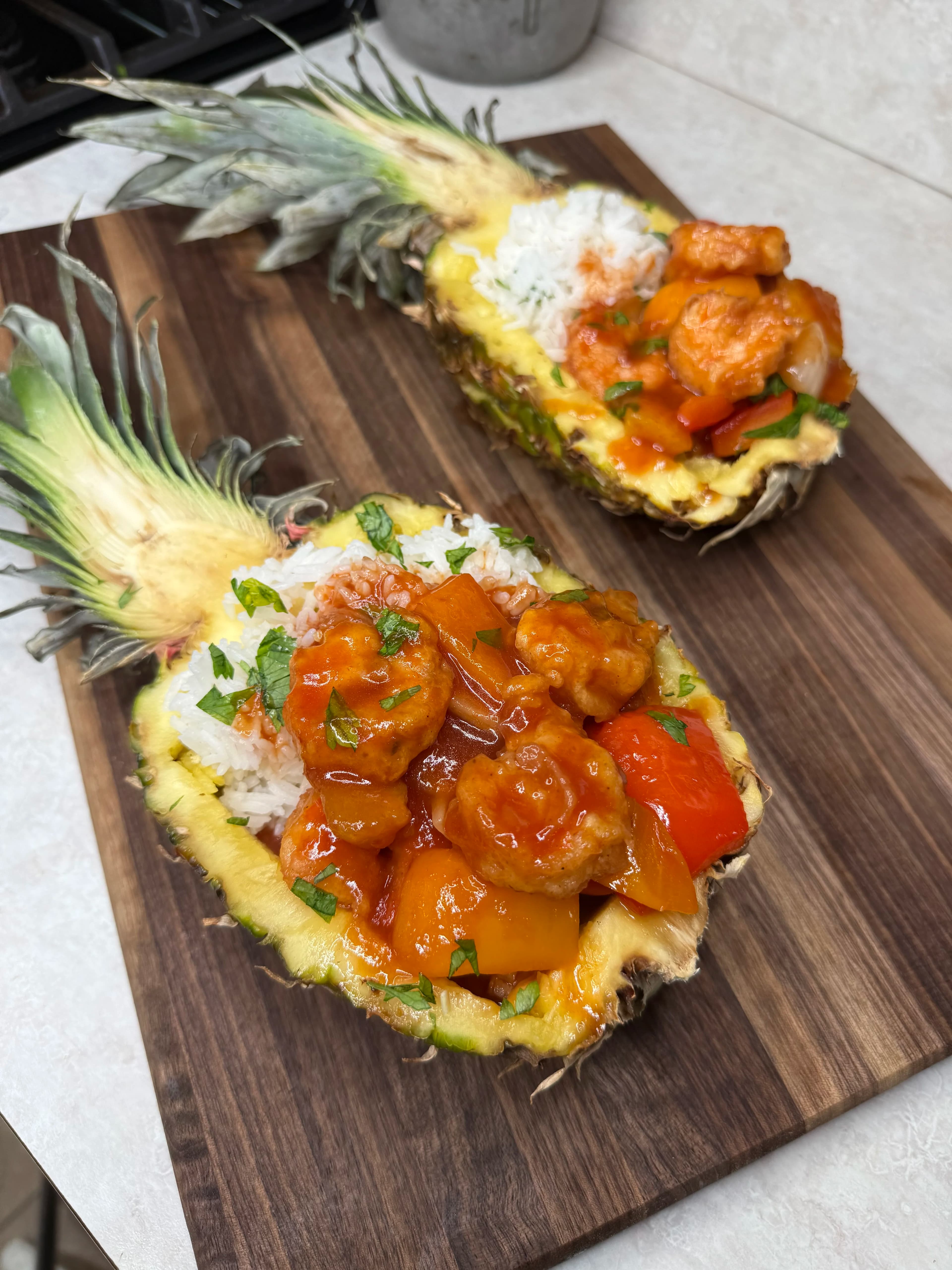 Picture for Sweet & Sour Shrimp Pineapple Bowls 🍍