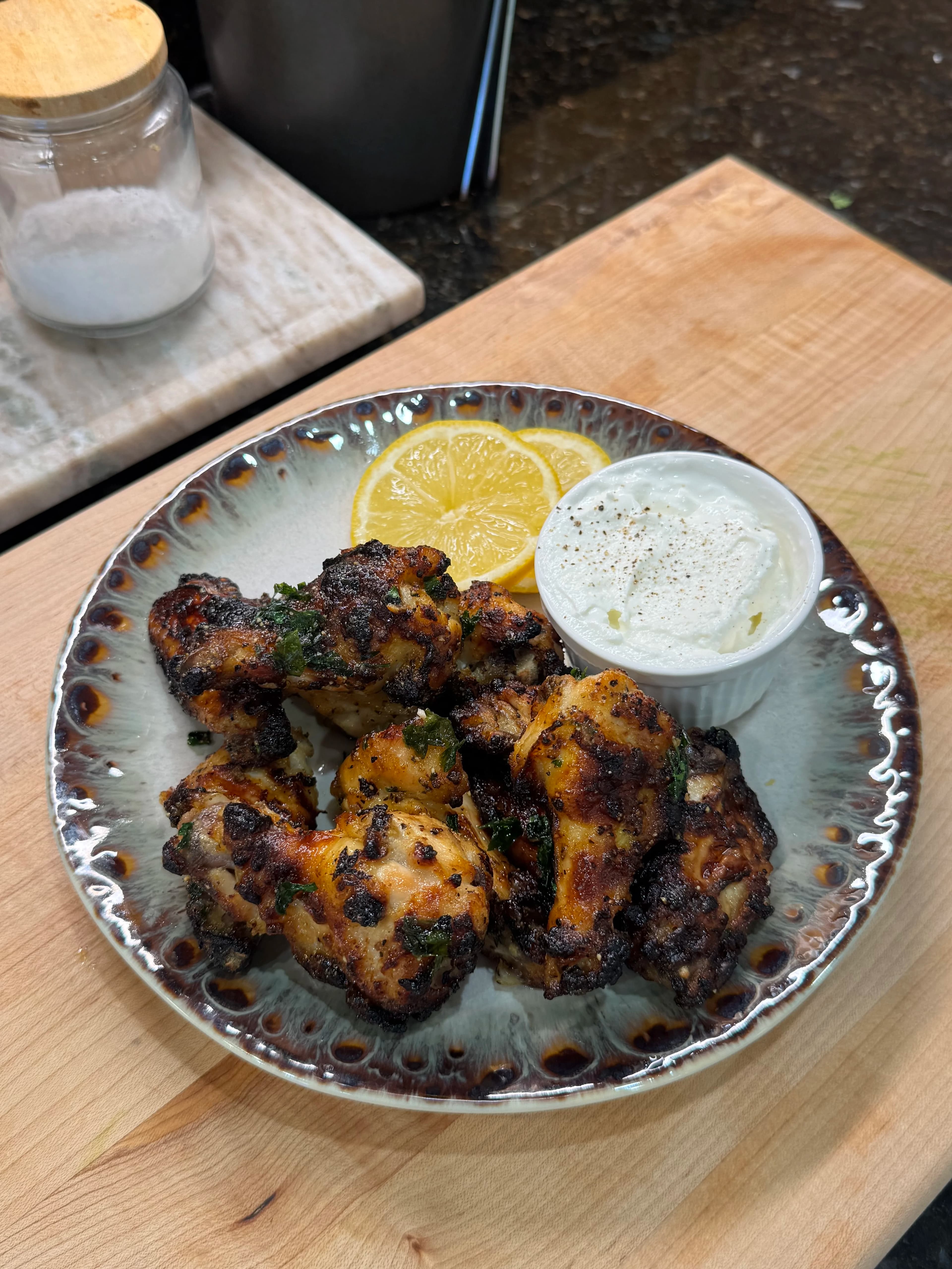 Picture for Honey Lemon Pepper Wings (Air Fryer)