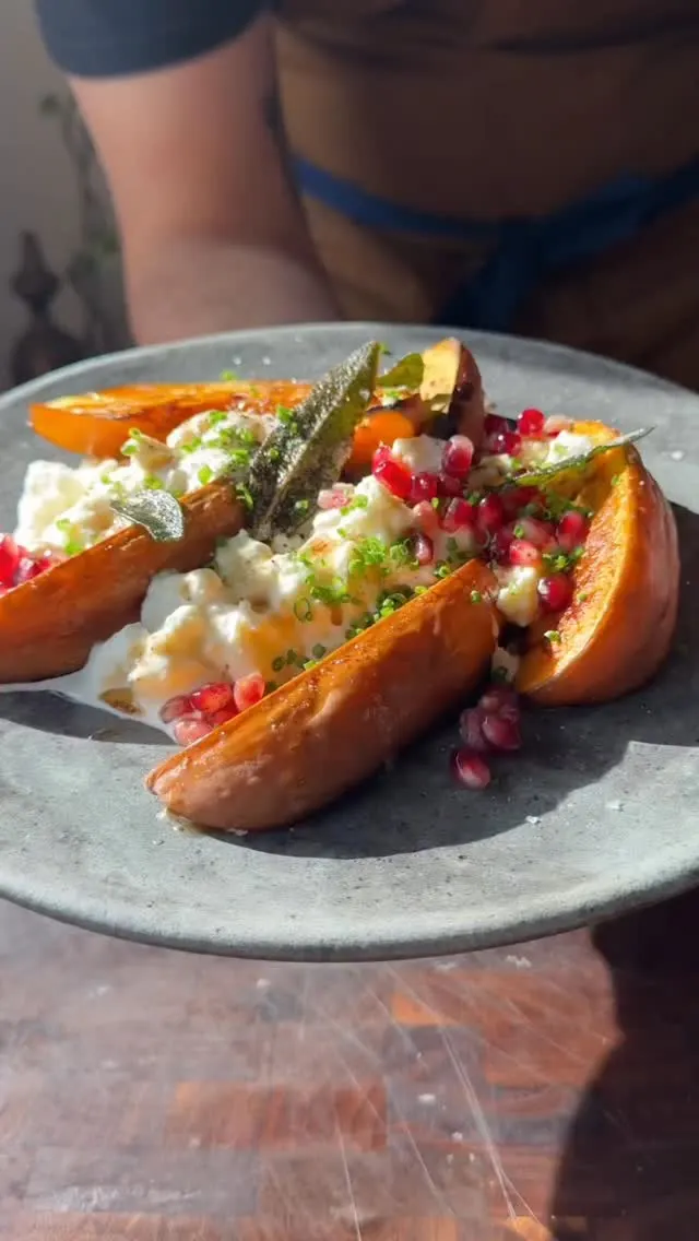 Picture for Pumpkin & Stracciatella with Brown Butter Sage and Pomegranate