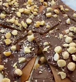 Picture for Chocolate Covered Toffee with Macadamia Nuts and Flaky Salt