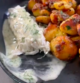 Picture for Salt-Crusted Sea Bass + Lemon-Dill Beurre Blanc + Crispy Potatoes