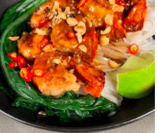 Picture for Oyster Sauce Prawns with Rice Noodles