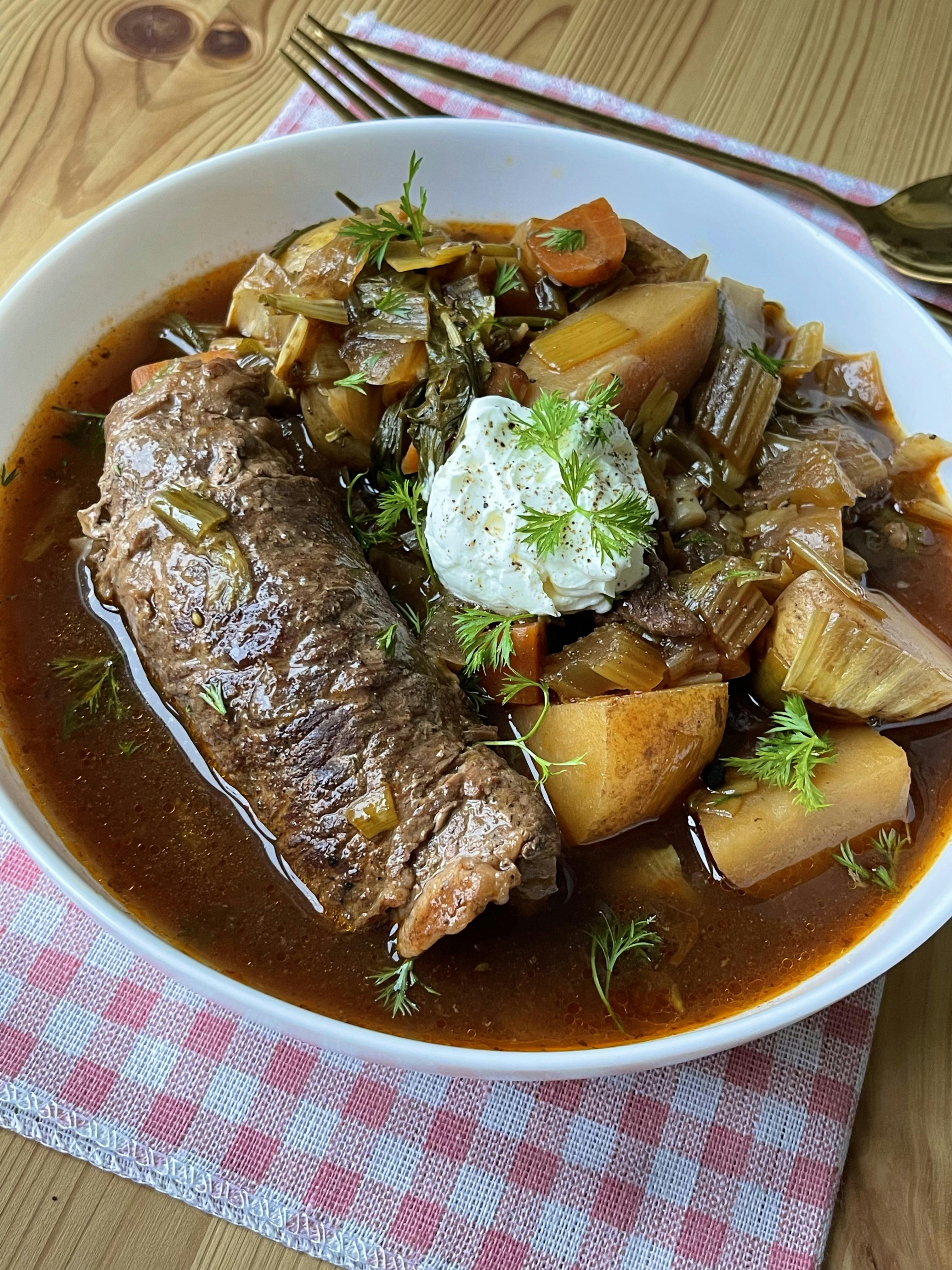 Picture for German Beef Rouladen Stew 
