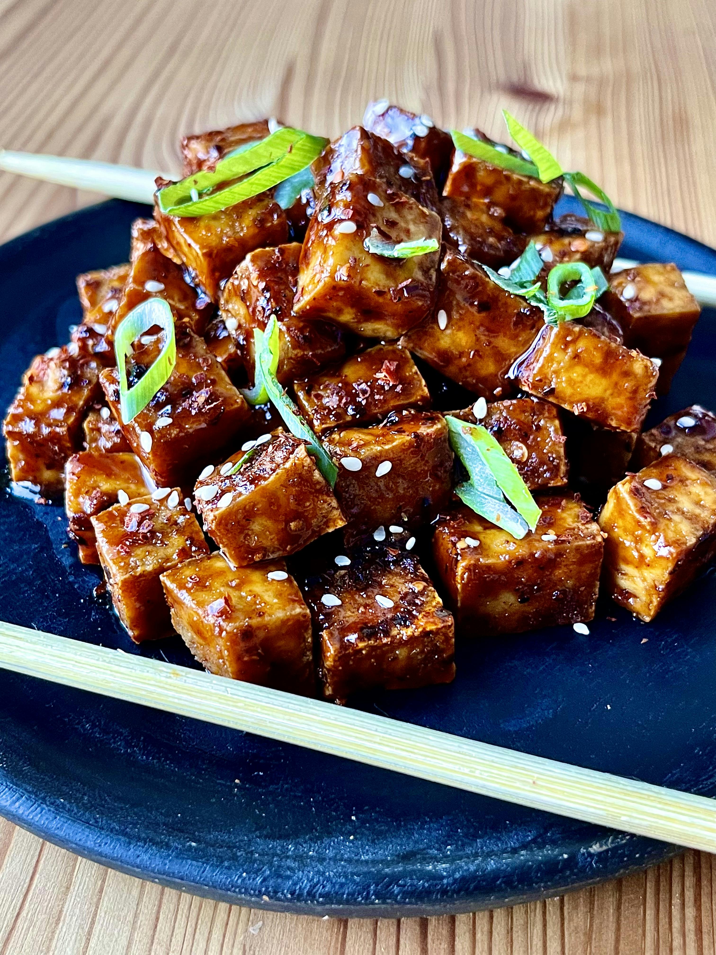 Picture for Spicy Crunchy Oven Tofu 