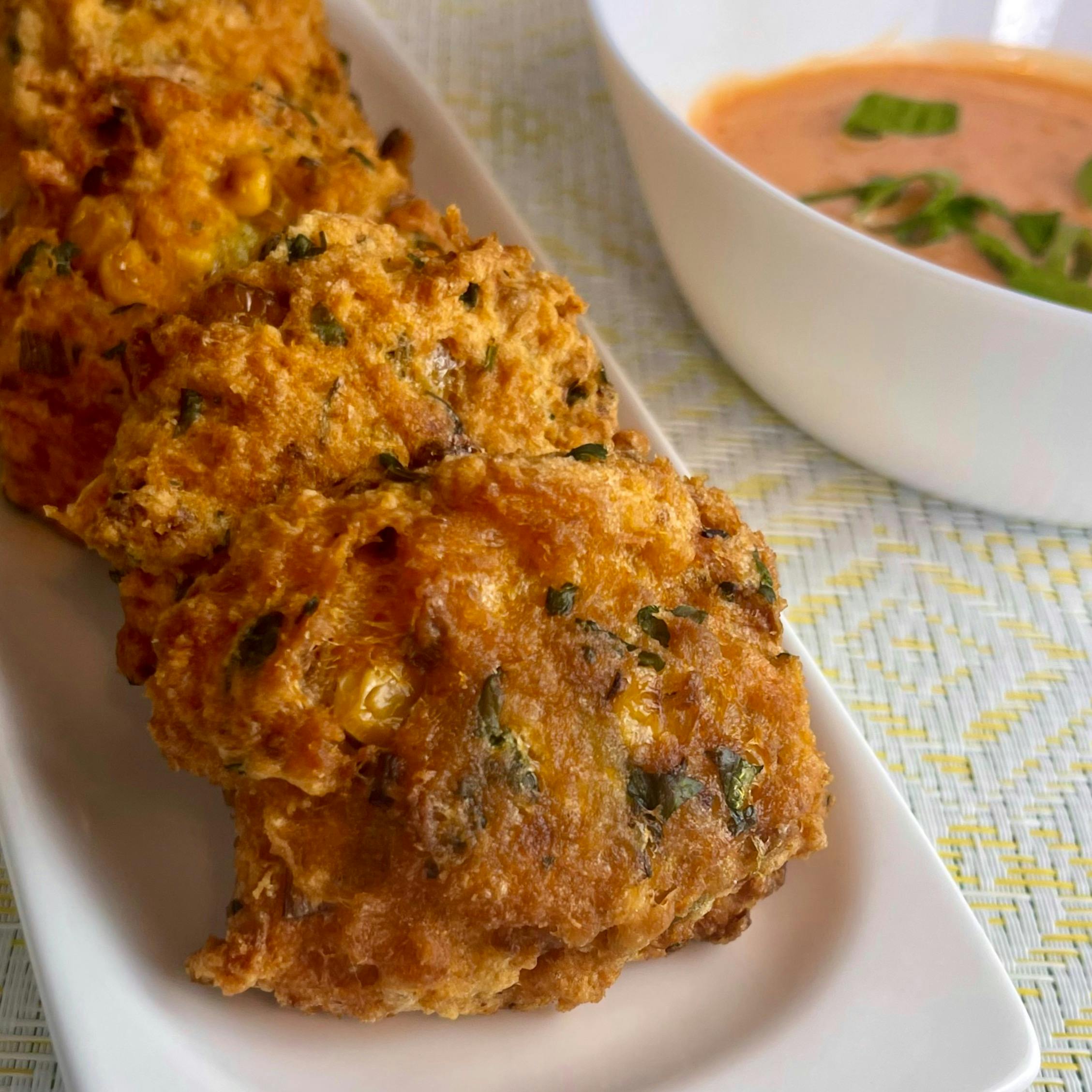 Picture for Thai style fish cakes with bang bang sauce 