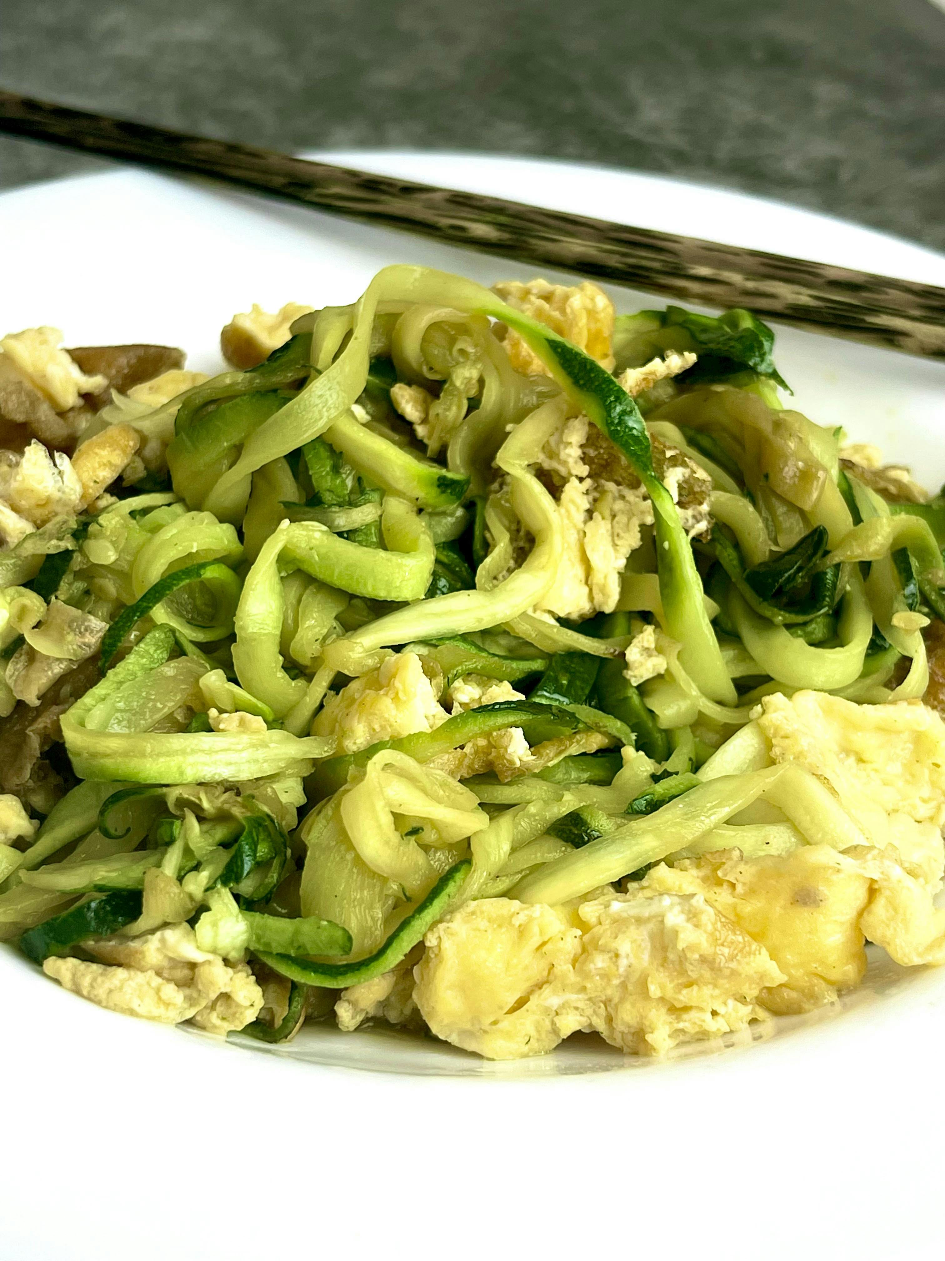 Picture for Egg Fried Zucchini Noodles (Keto-Low carb)