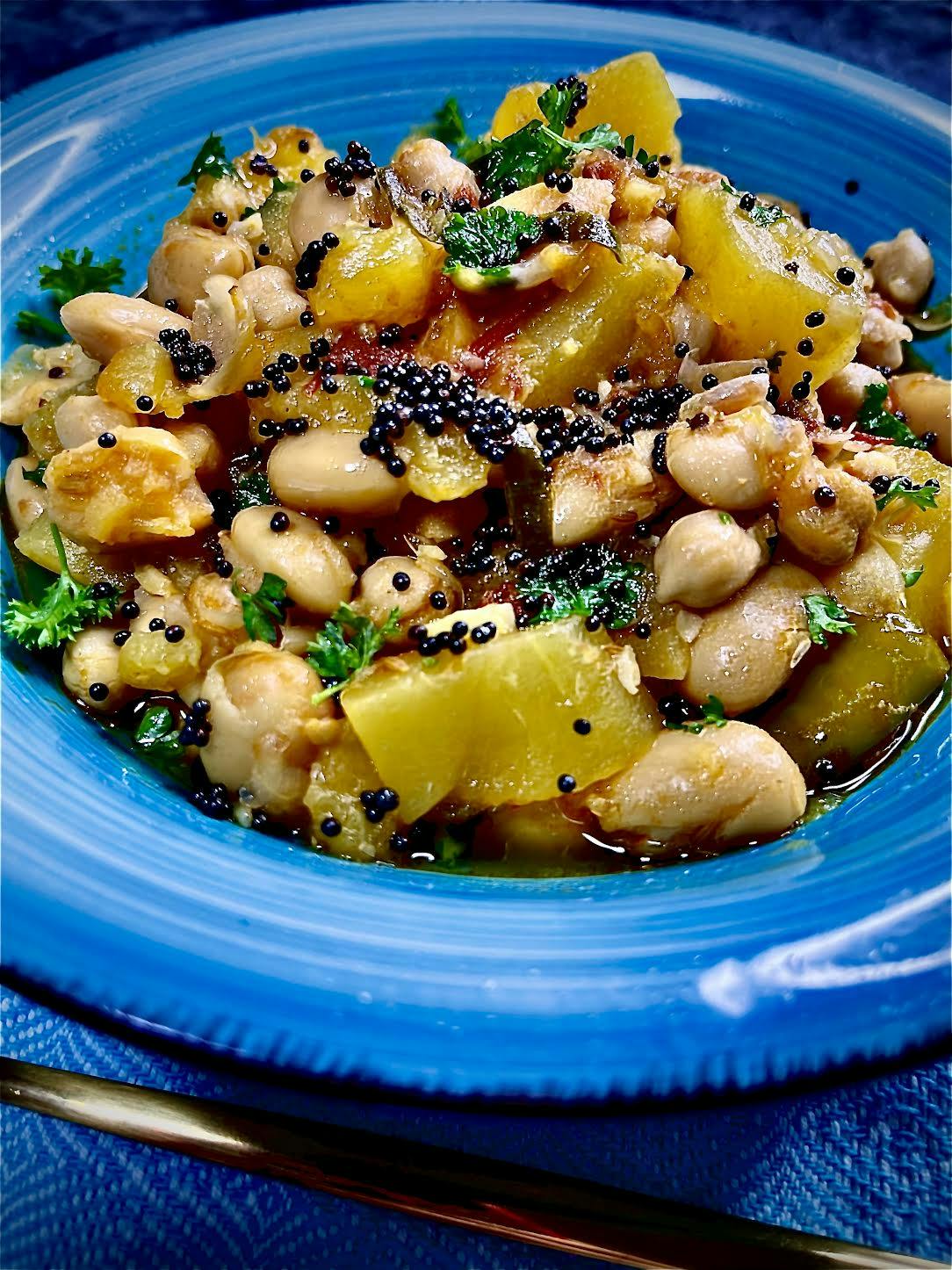 Picture for Indian style  squash n'bean stew