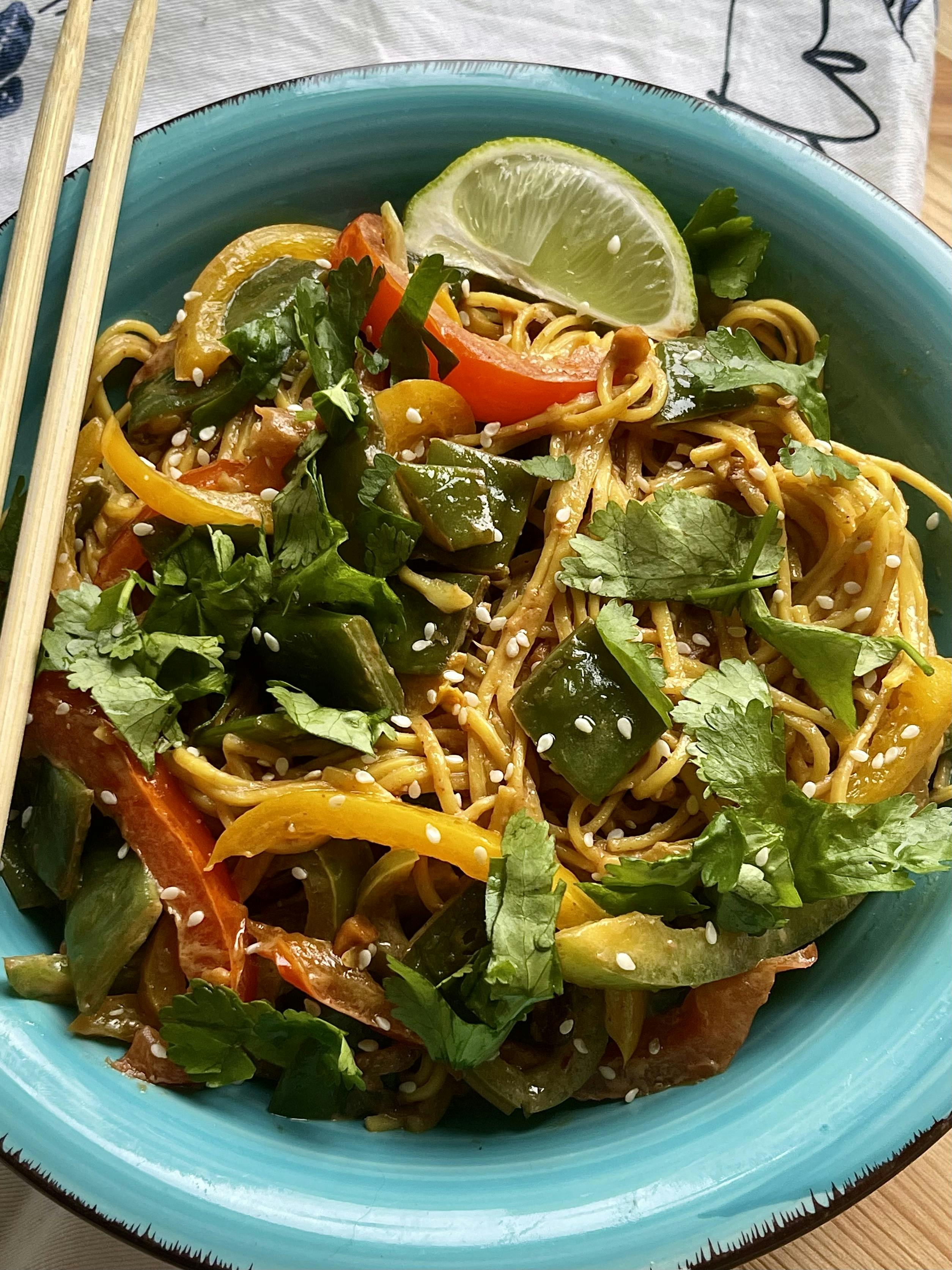 Picture for Spicy Sesame Peanut Noodles 