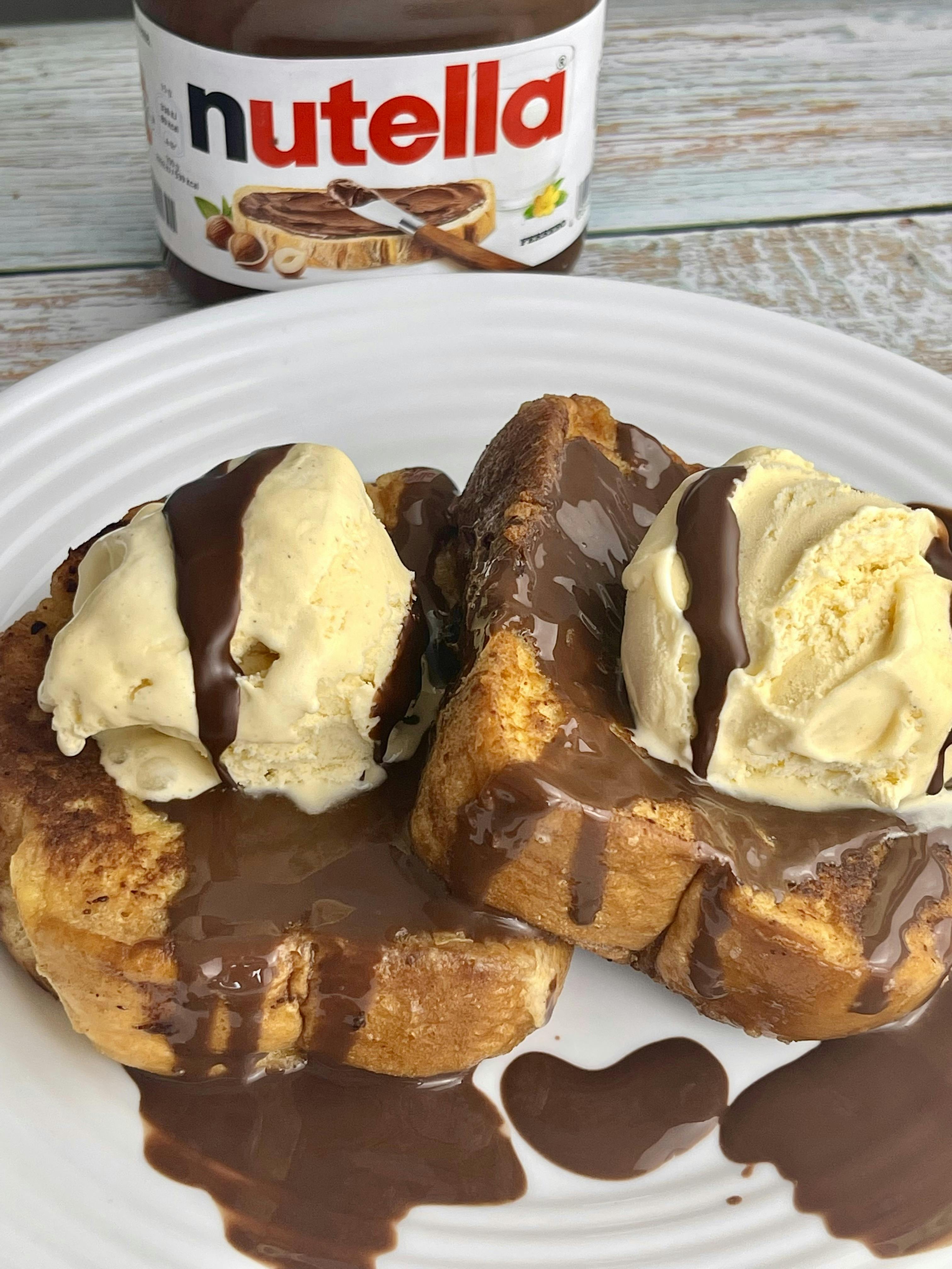 Picture for Nutella French toast with icecream 
