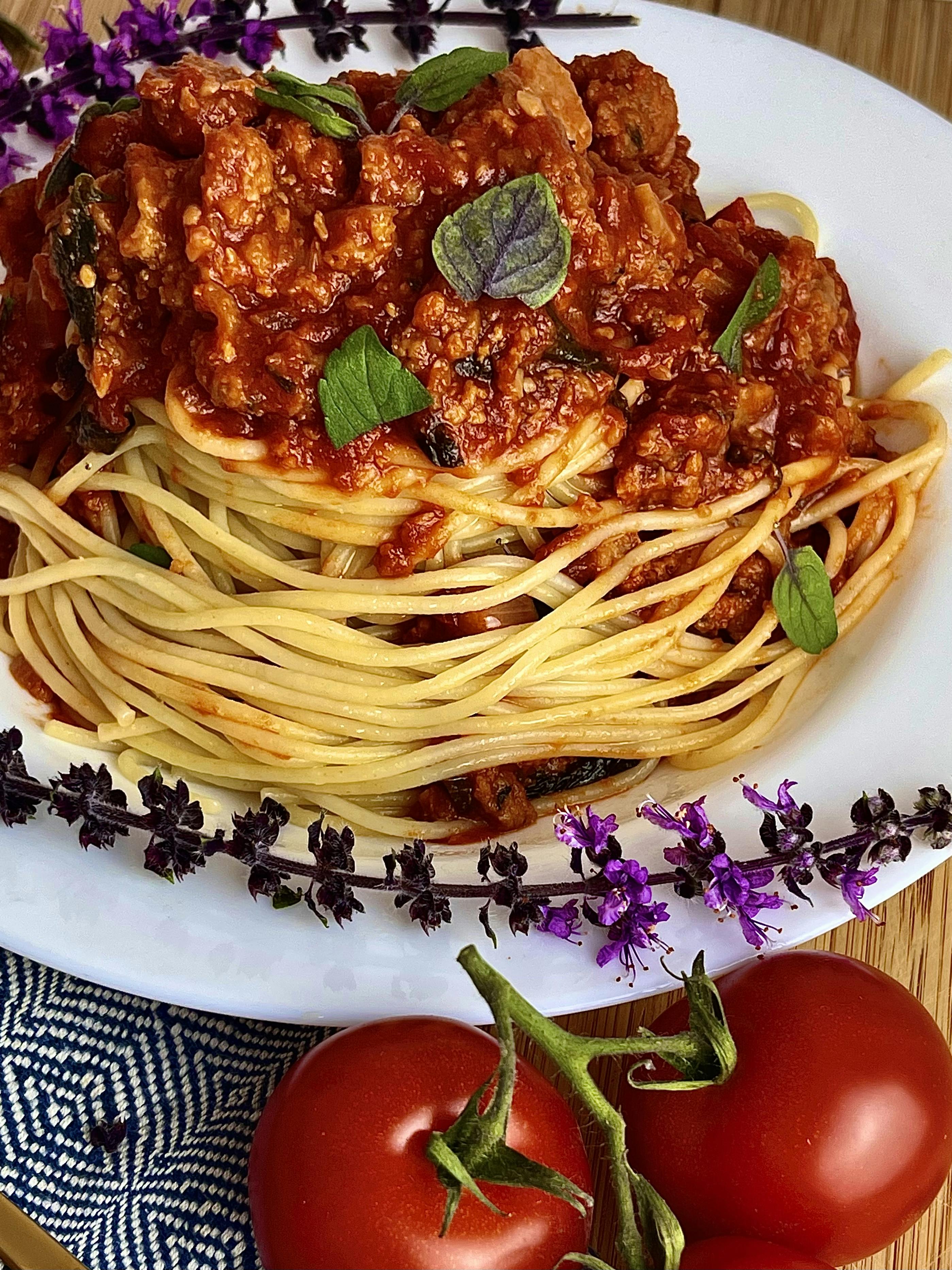 Picture for Vegan spaghetti bolognese 