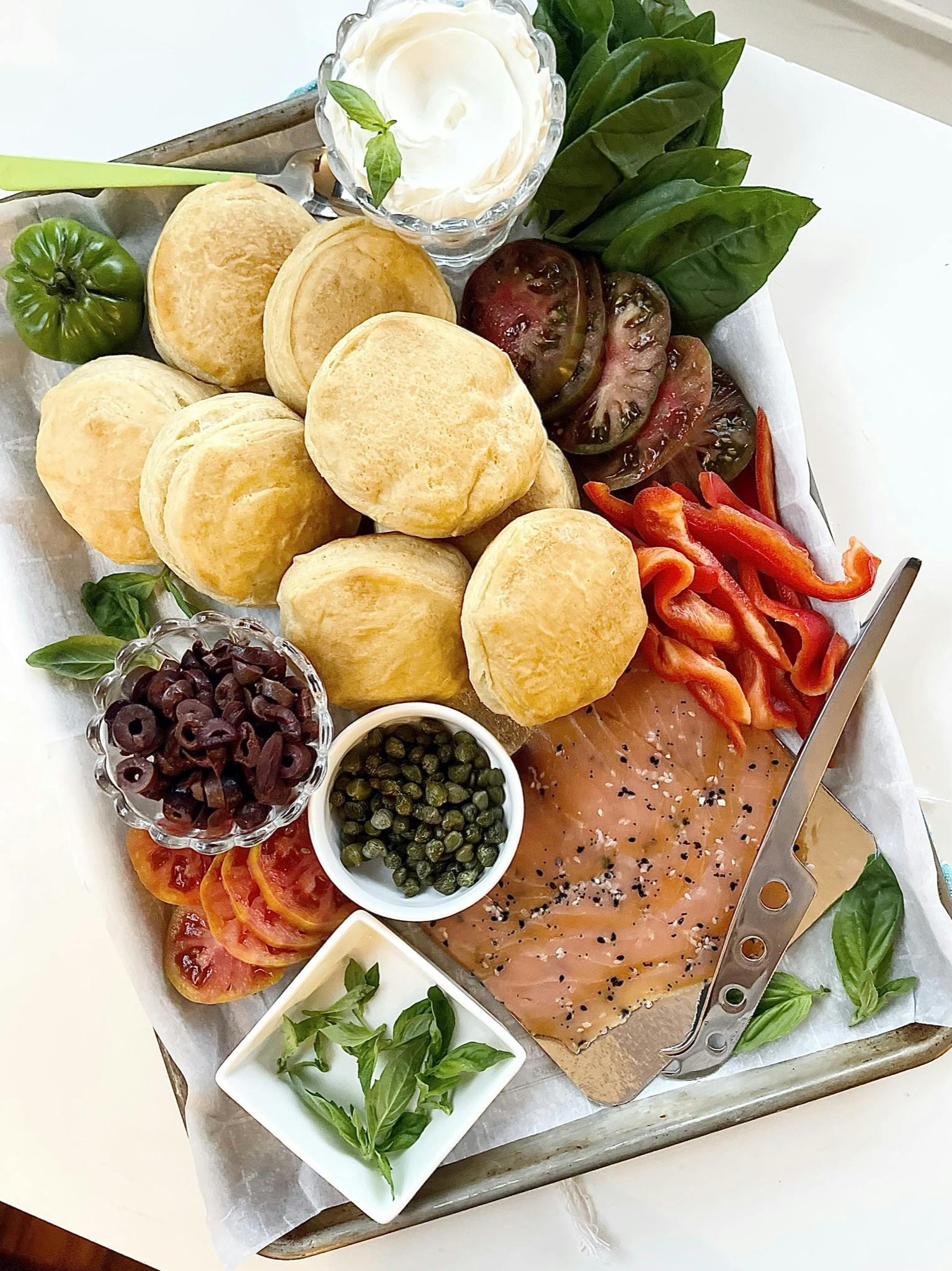 Picture for King's Hawaiian Biscuits + Smoked Salmon Platter