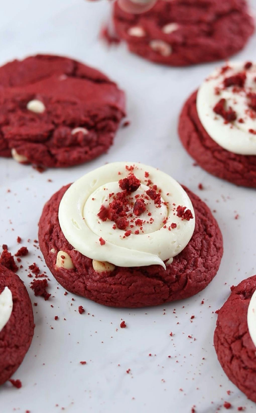 Picture for 4 INGREDIENT Red Velvet Cookies