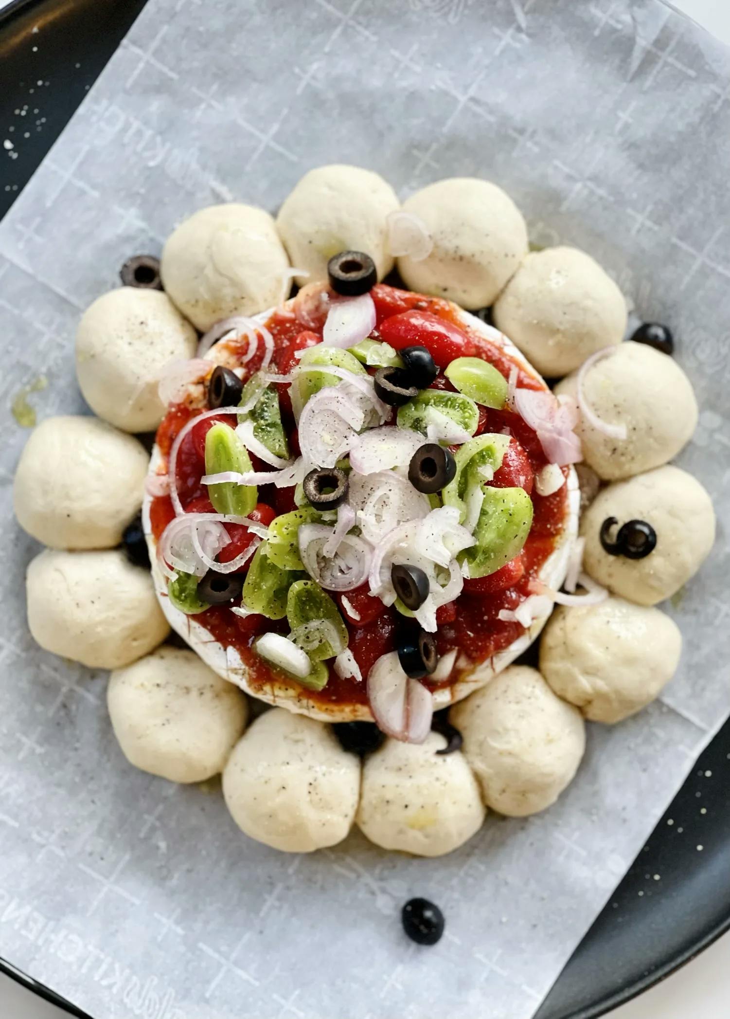 Picture for Pizza Brie Wreath
