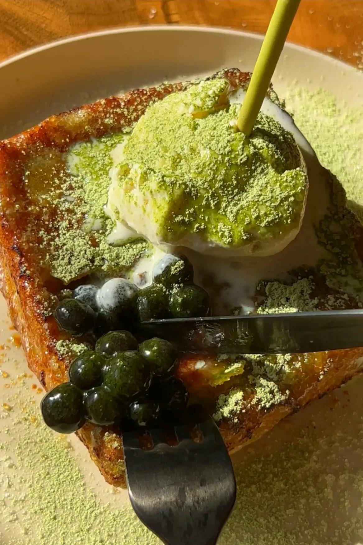 Picture for Boba-Stuffed Matcha HK French Toast