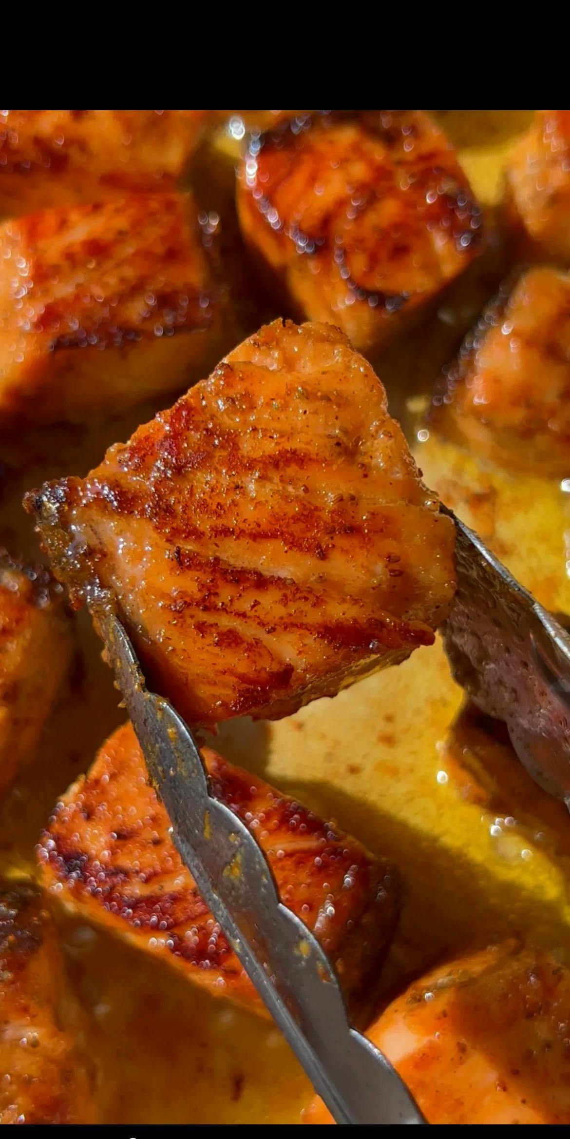 Picture for Savory Honey-Old Bay Salmon Bites