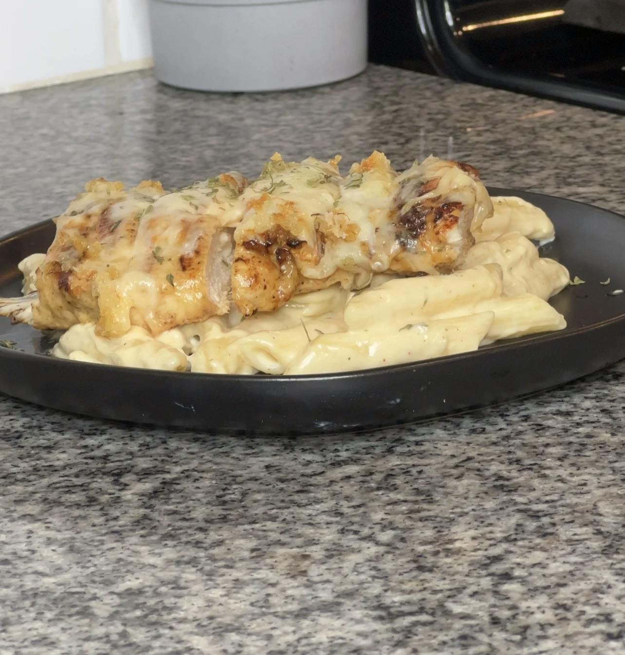 Picture of Parmesan Crusted Chicken w/ Alfredo 