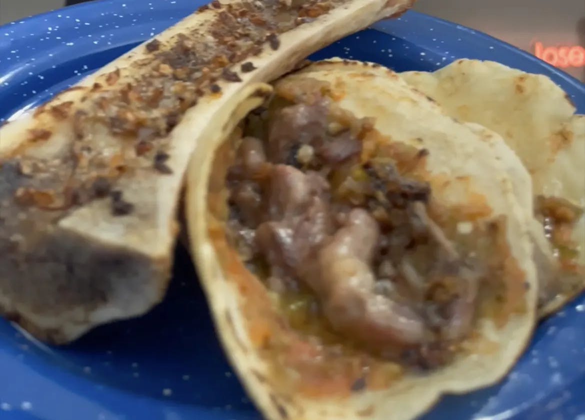 Picture of Tacos de Tuetano (bone marrow tacos)