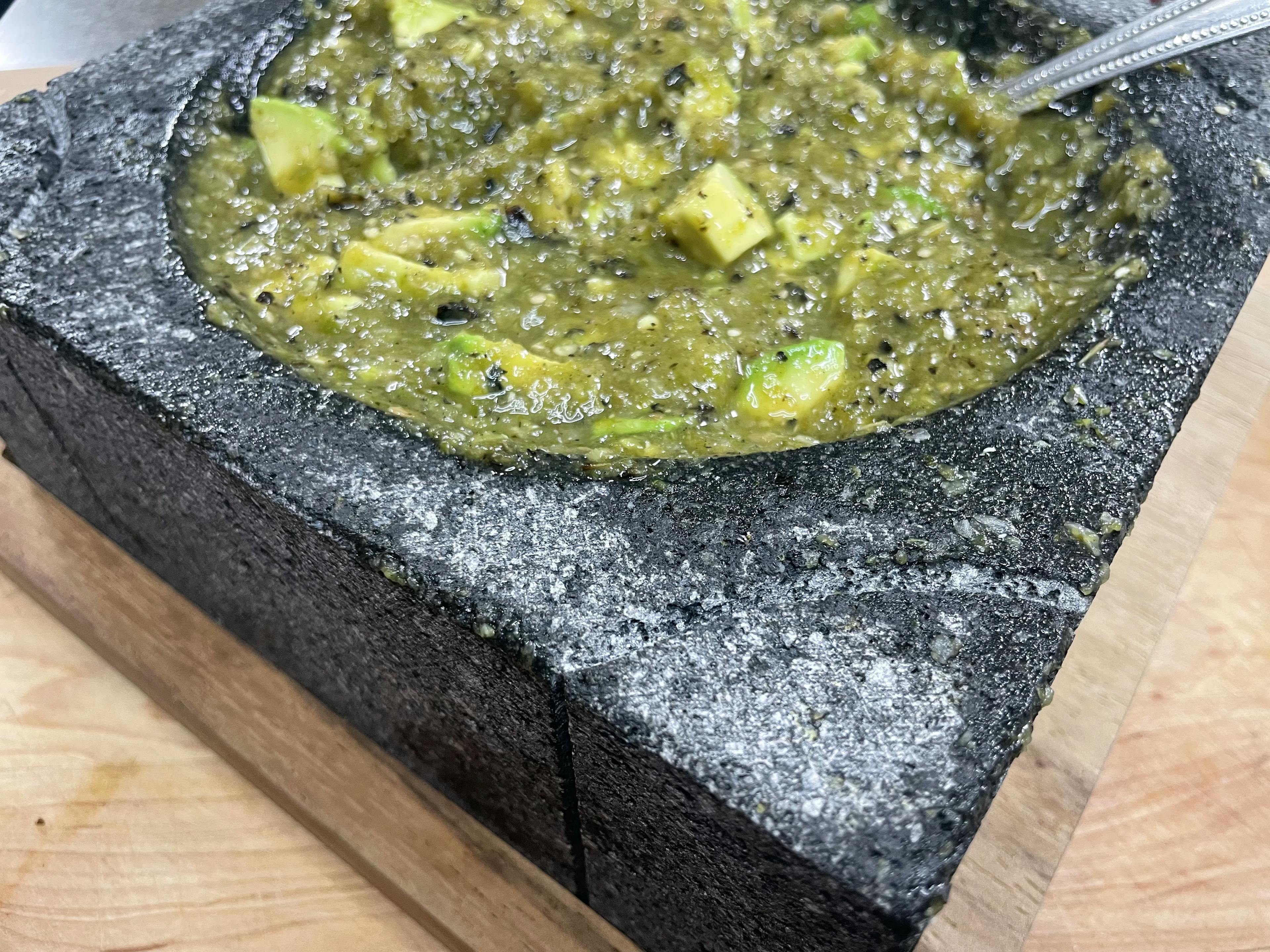 Picture of Grilled Salsa Verde Molcajeteada