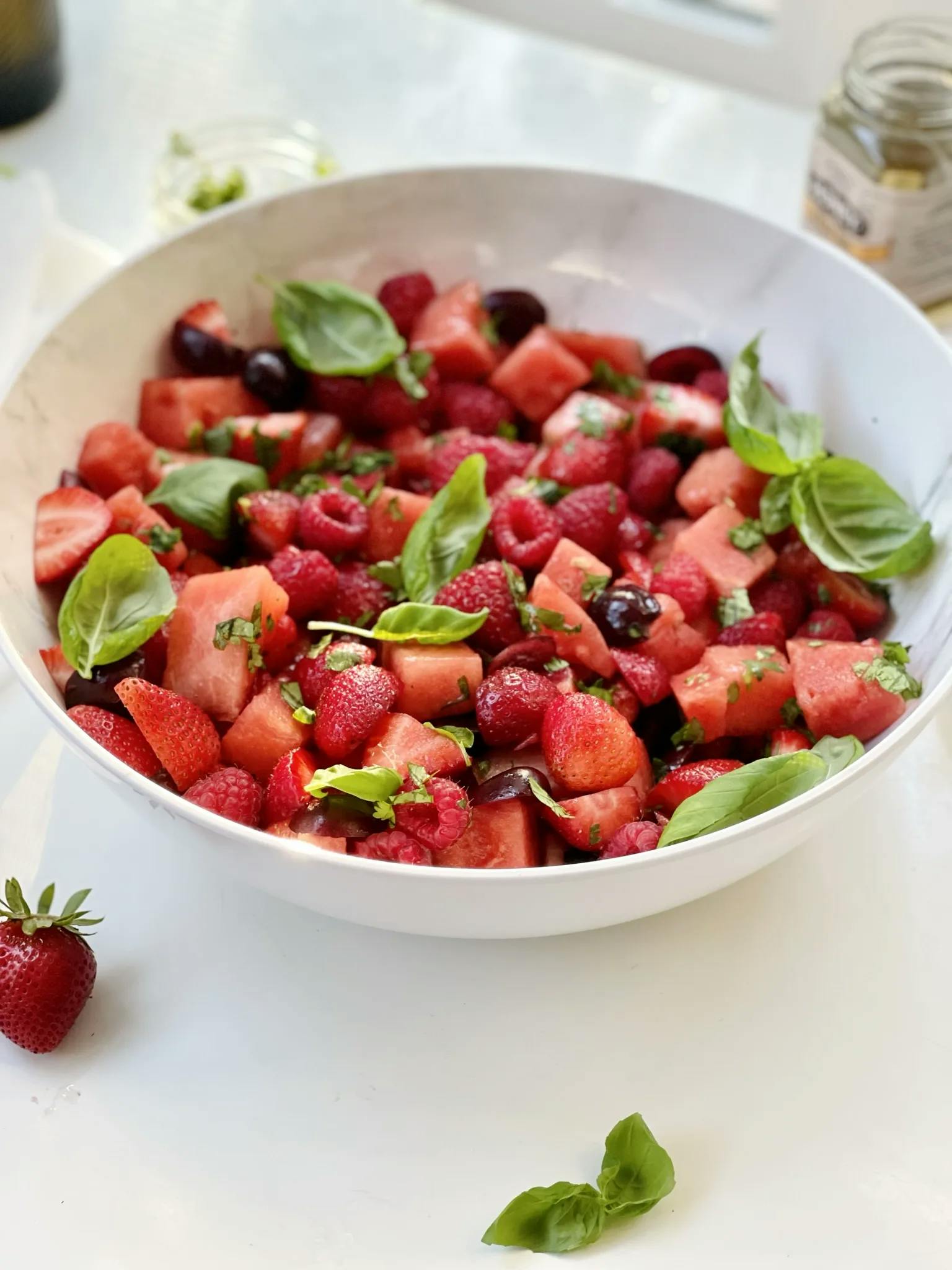 Picture for Watermelon Salad with Honey Ginger-Lime Dressing